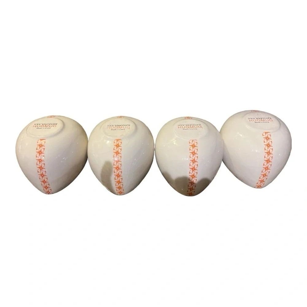 4 Hug mugs by Max Brenner Ceramic EUC